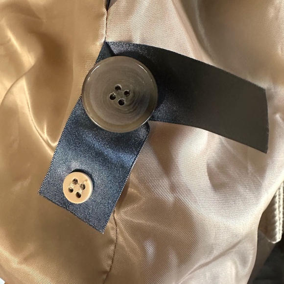 St. John's Bay light tan wool Coat - Picture 8 of 8